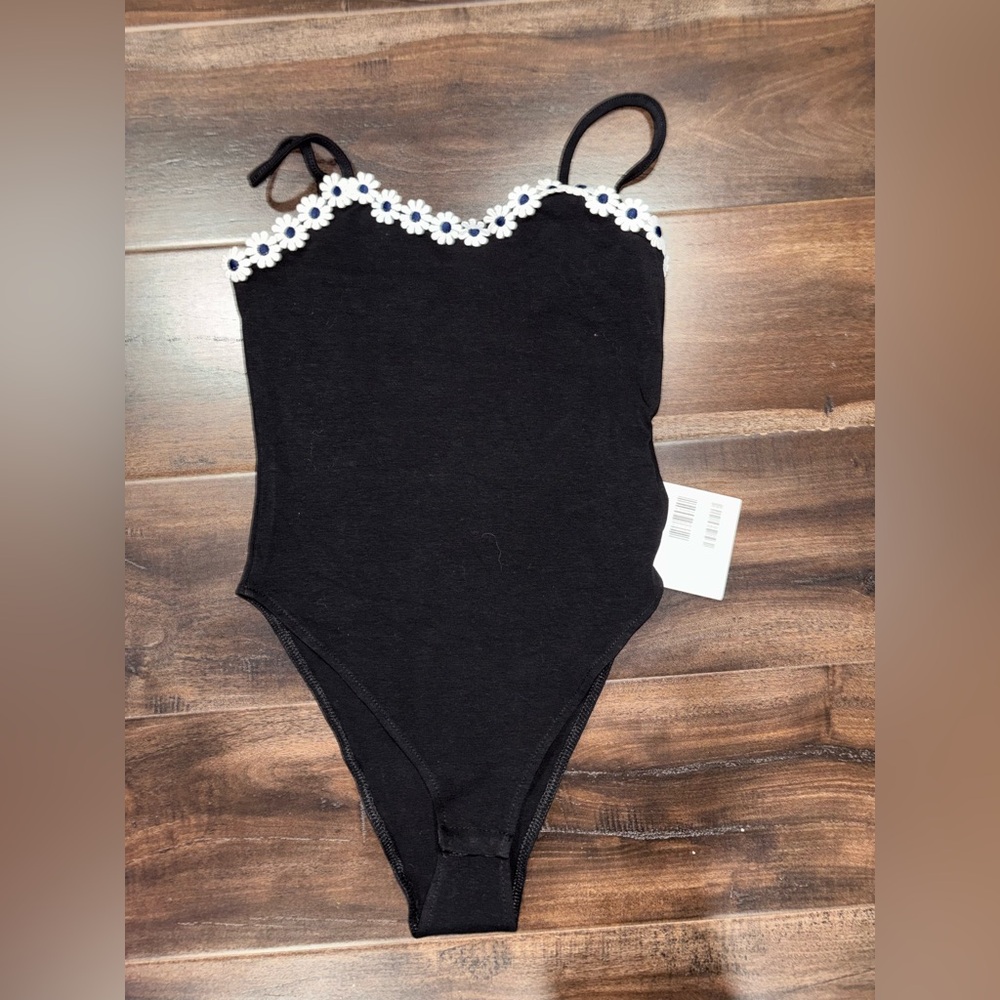 J.Ing Black One Piece Body Suit